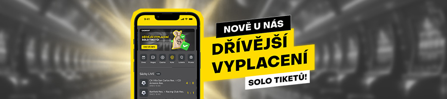 Solo tikety vyplácíme dříve!